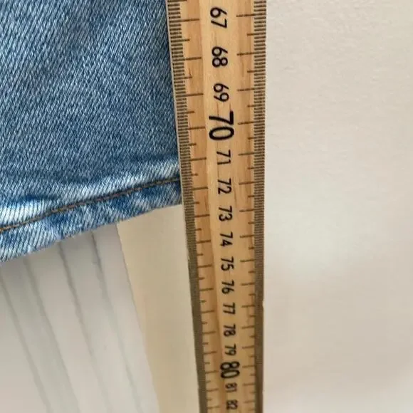 Aritzia - Denim Forum - Arlo High Rise Straight Denim Jeans - Blue - 26x30 - Picture 9 of 14